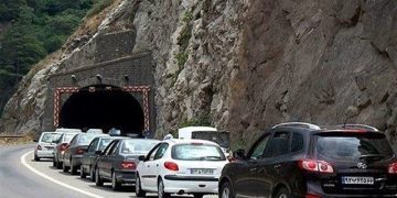 ترافیک در ورودی‌های تهران قفل شد  جاده چالوس از ساعت ۱۰ یک‌طرفه می‌شود