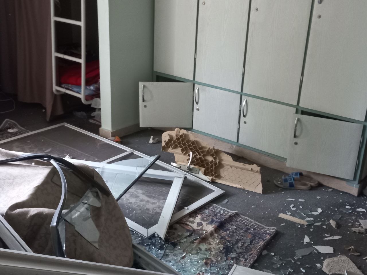 IMG 20260505 104300 558 برای اولین بار تصاویر خوابگاه دانشجویی شهید بهشتی پس از حمله رژیم صهیونسیتی &bull; پایگاه خبری عصری نو